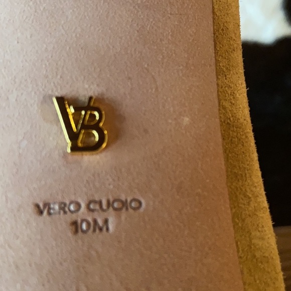 10 🔖 VERONICA BEARD Maren Platform Suede Clog Desert - Picture 11 of 11